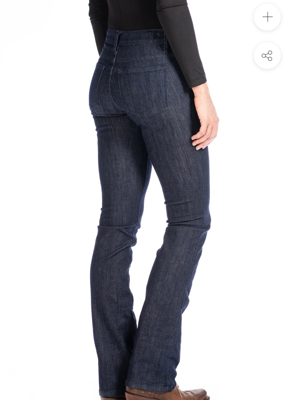 Hala Denim- WESTERLY : STRAIGHT LEG (MIDNIGHT) NAVY STITCH